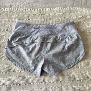 lululemon athletica Light Gray Athletic Shorts